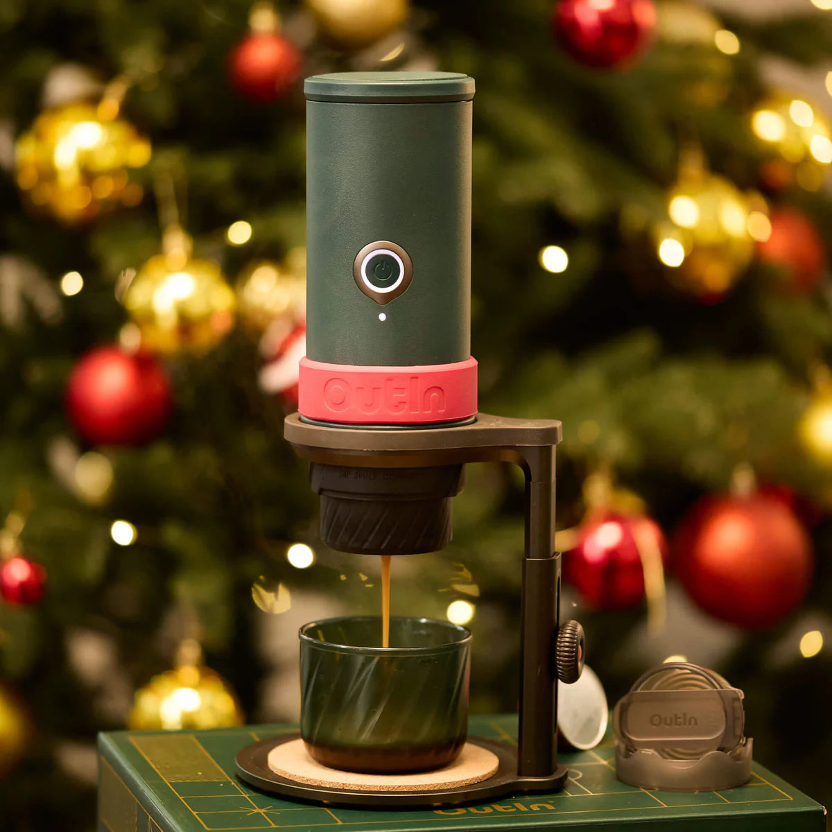 【聖誕限定】OUTIN Mino 無線便攜 Espresso 咖啡機